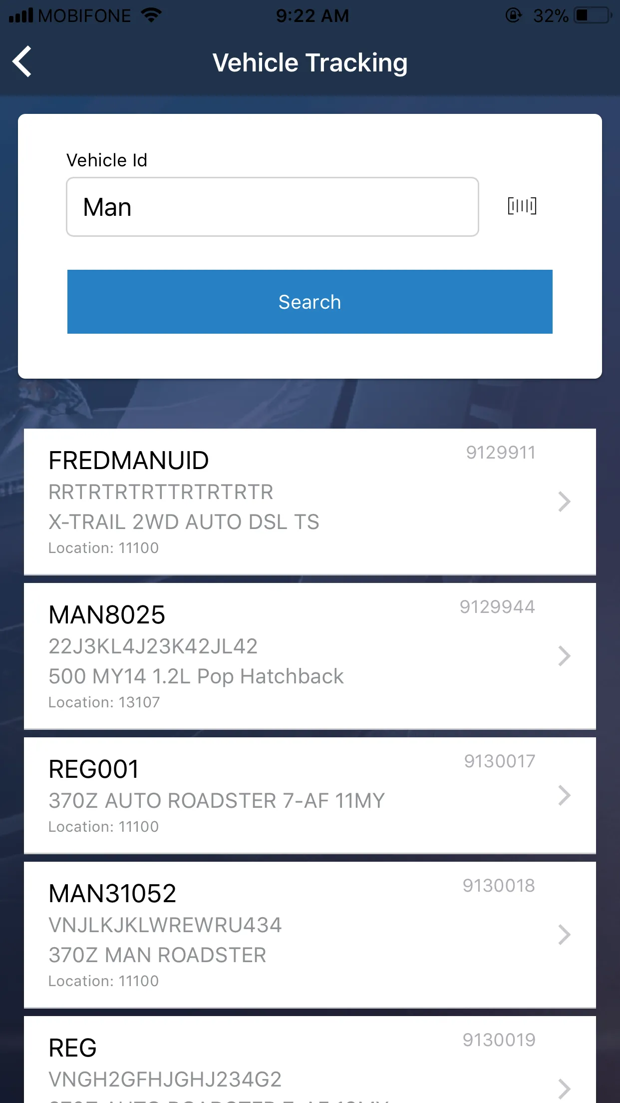 Vehicle Barcode | Indus Appstore | Screenshot