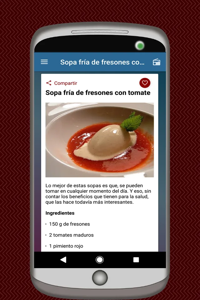 Recetas de Sopas y Caldos | Indus Appstore | Screenshot