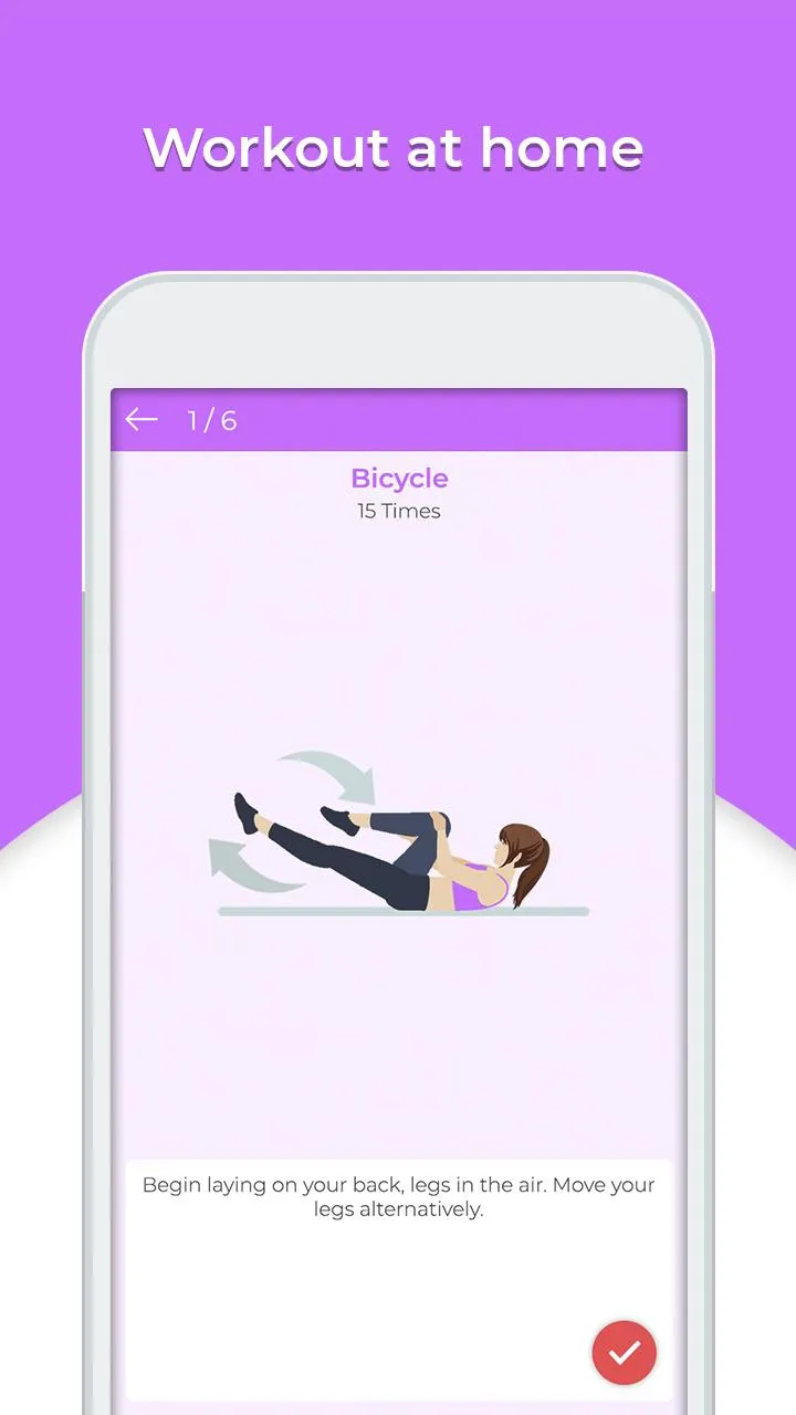 Abs Workout for women - Six Pa | Indus Appstore | Screenshot