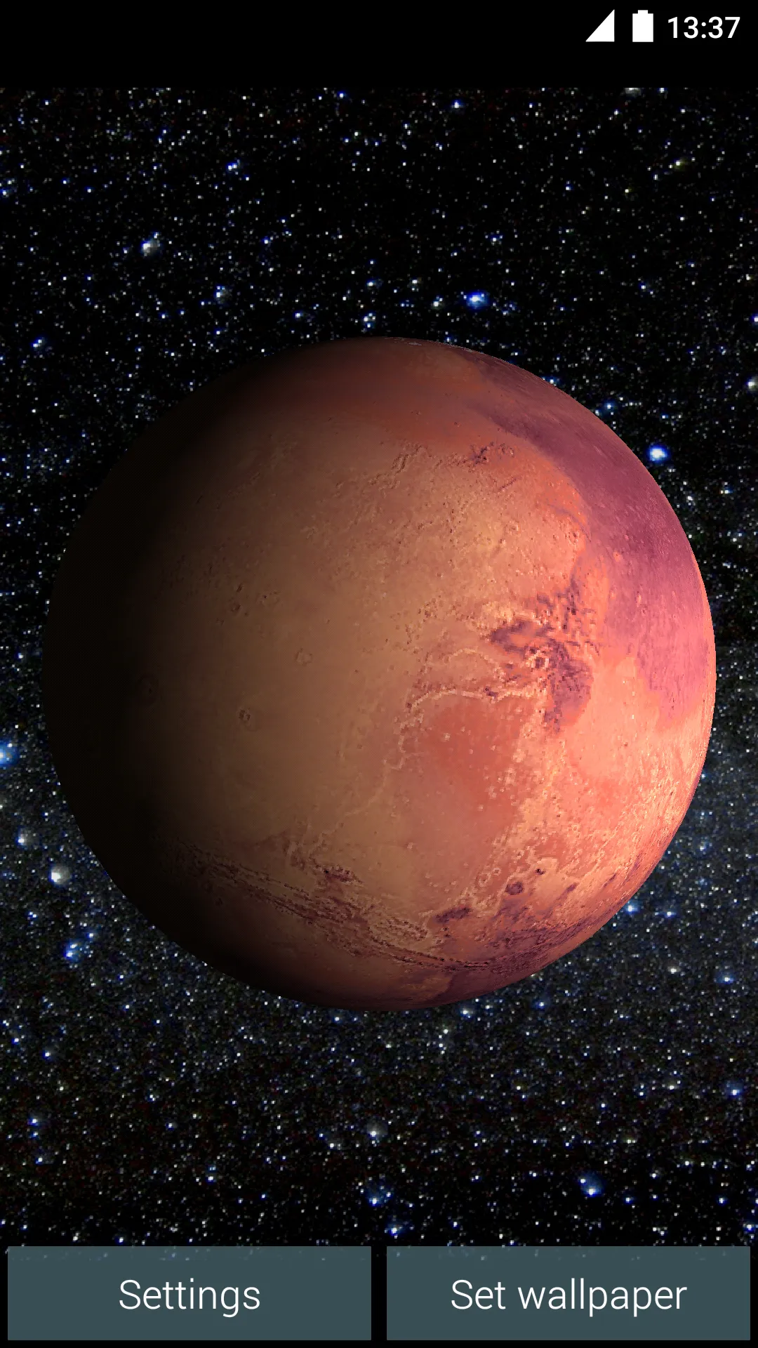 Mars Live Wallpaper | Indus Appstore | Screenshot