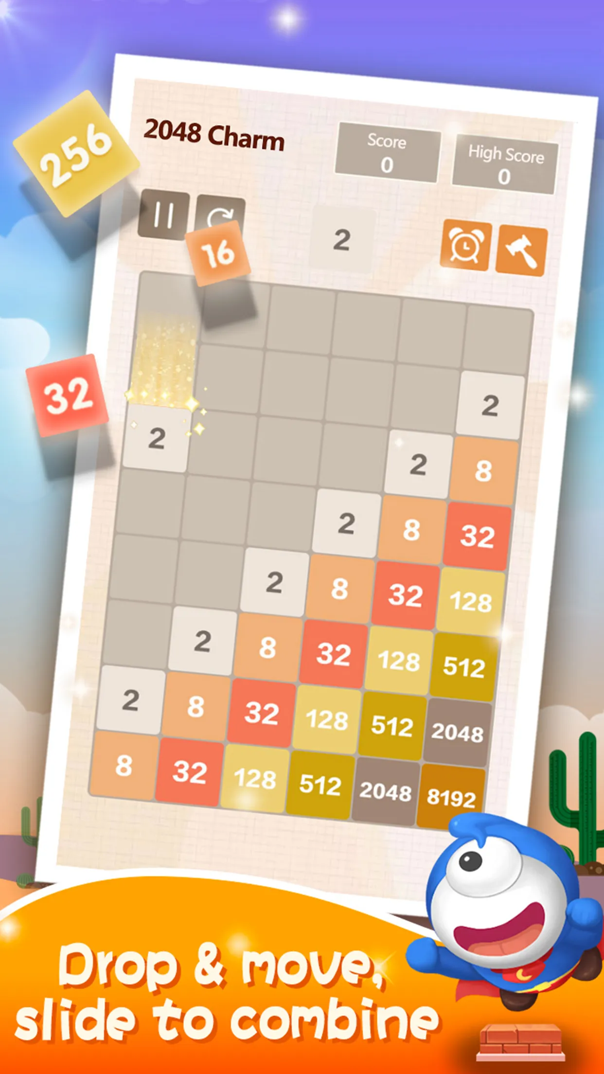 Number Charm: 2048 Games | Indus Appstore | Screenshot