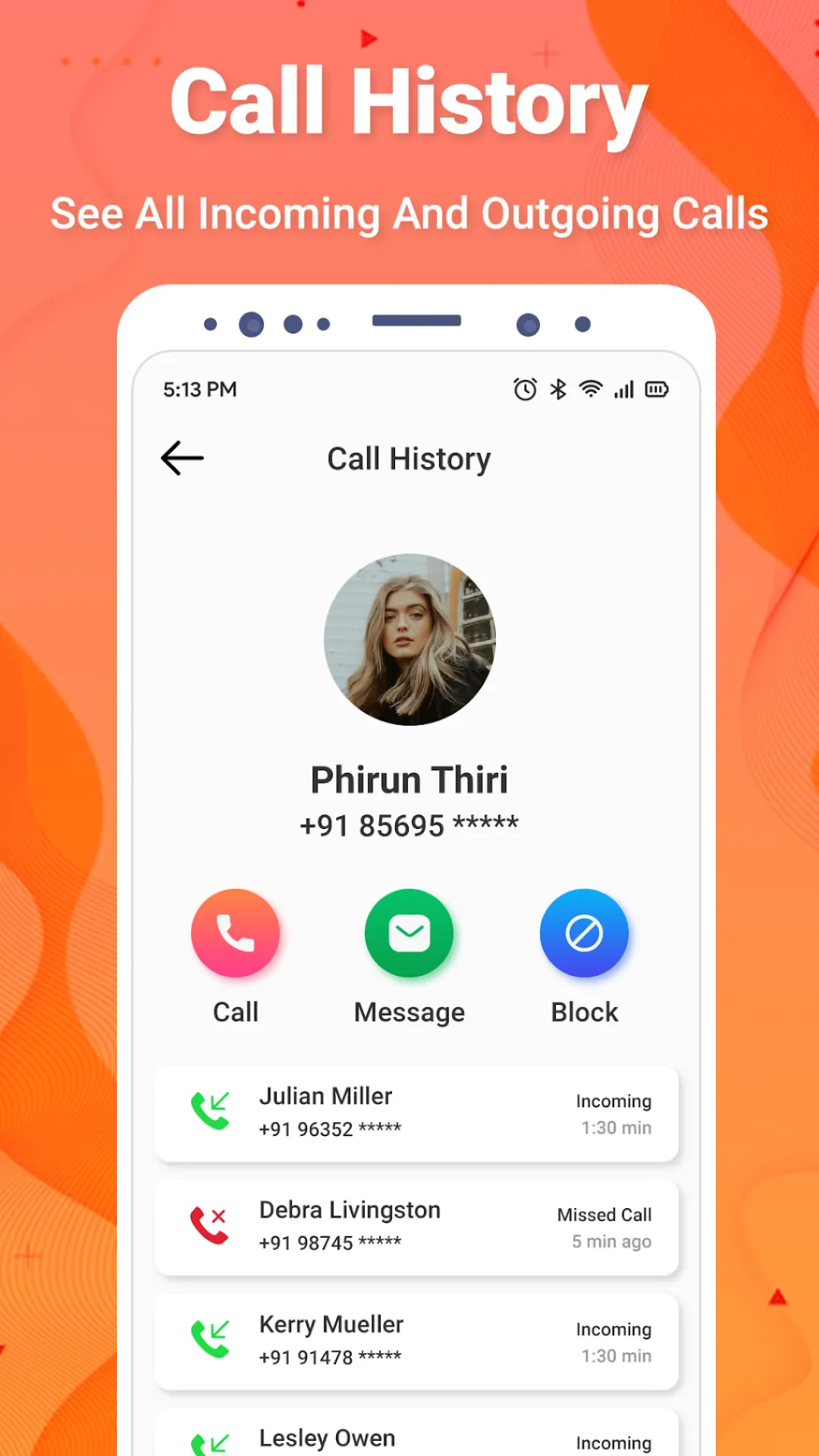 Call History Any Number Detail | Indus Appstore | Screenshot