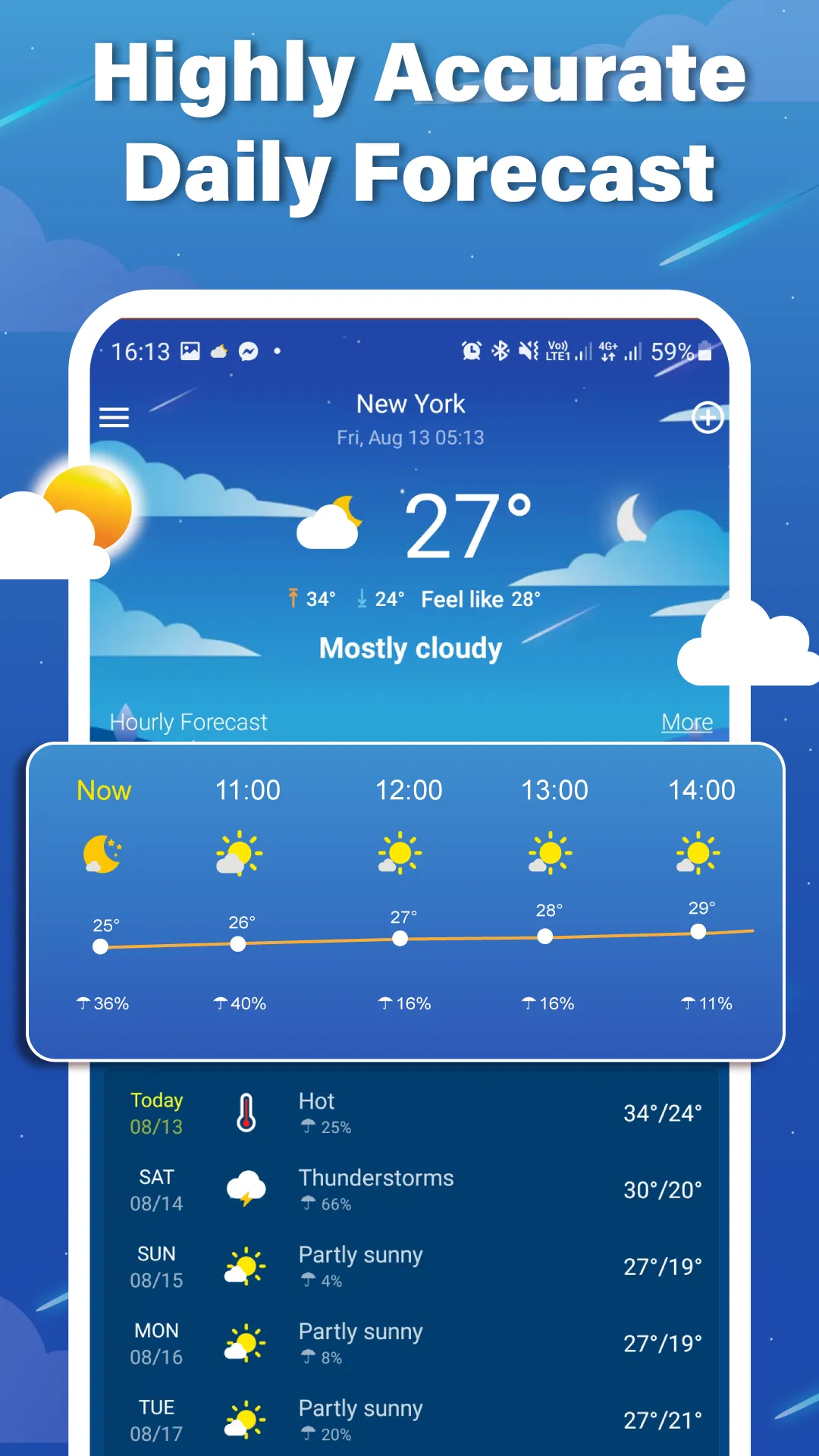 Weather Forecast, Live Weather | Indus Appstore | Screenshot