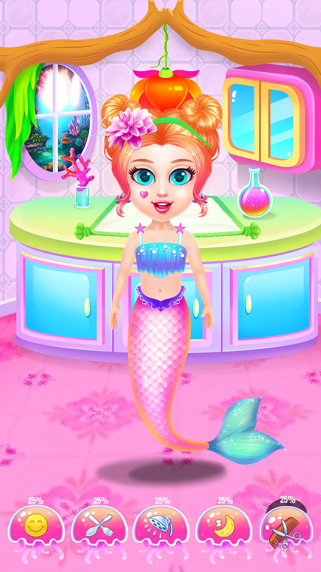 Princess Mermaid At Hair Salon | Indus Appstore | Screenshot