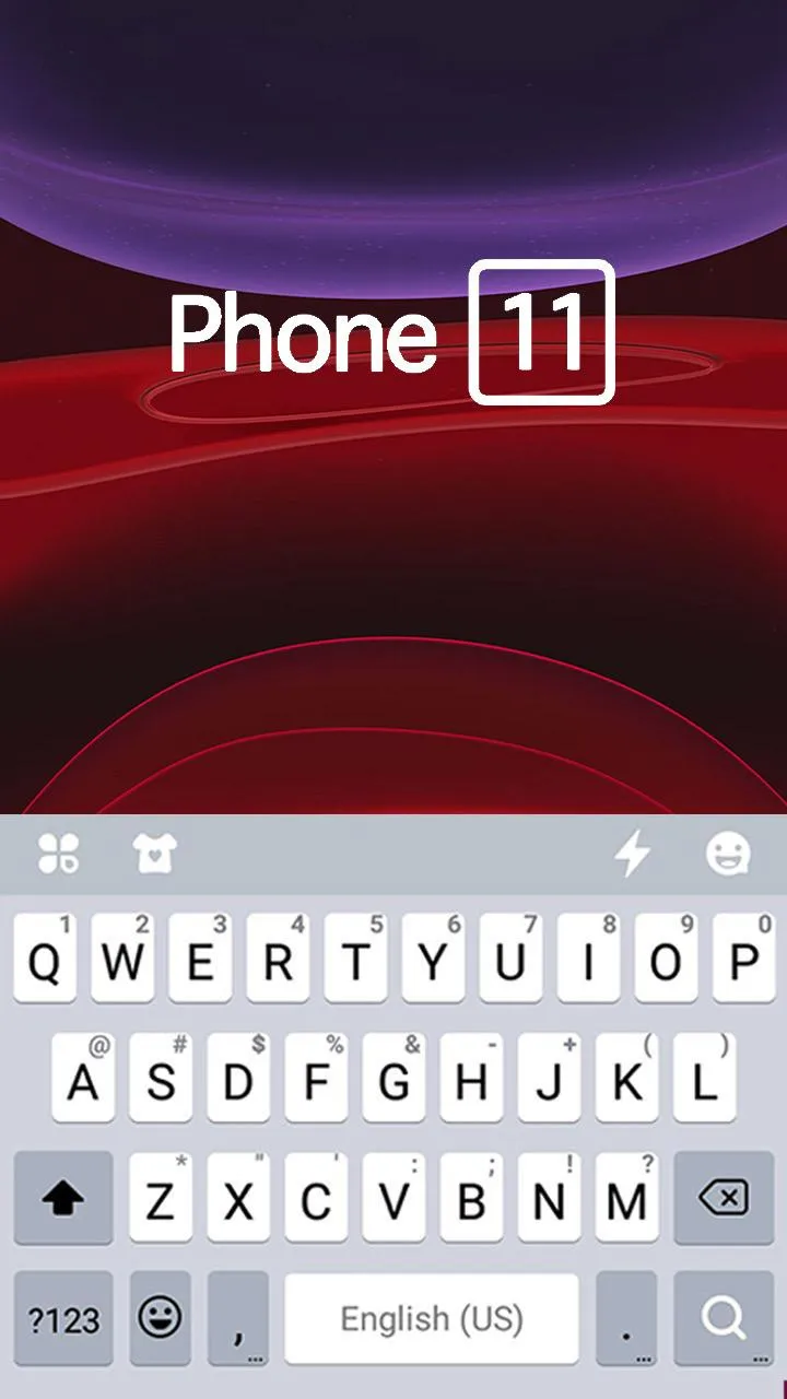 Red Phone 11 Theme | Indus Appstore | Screenshot