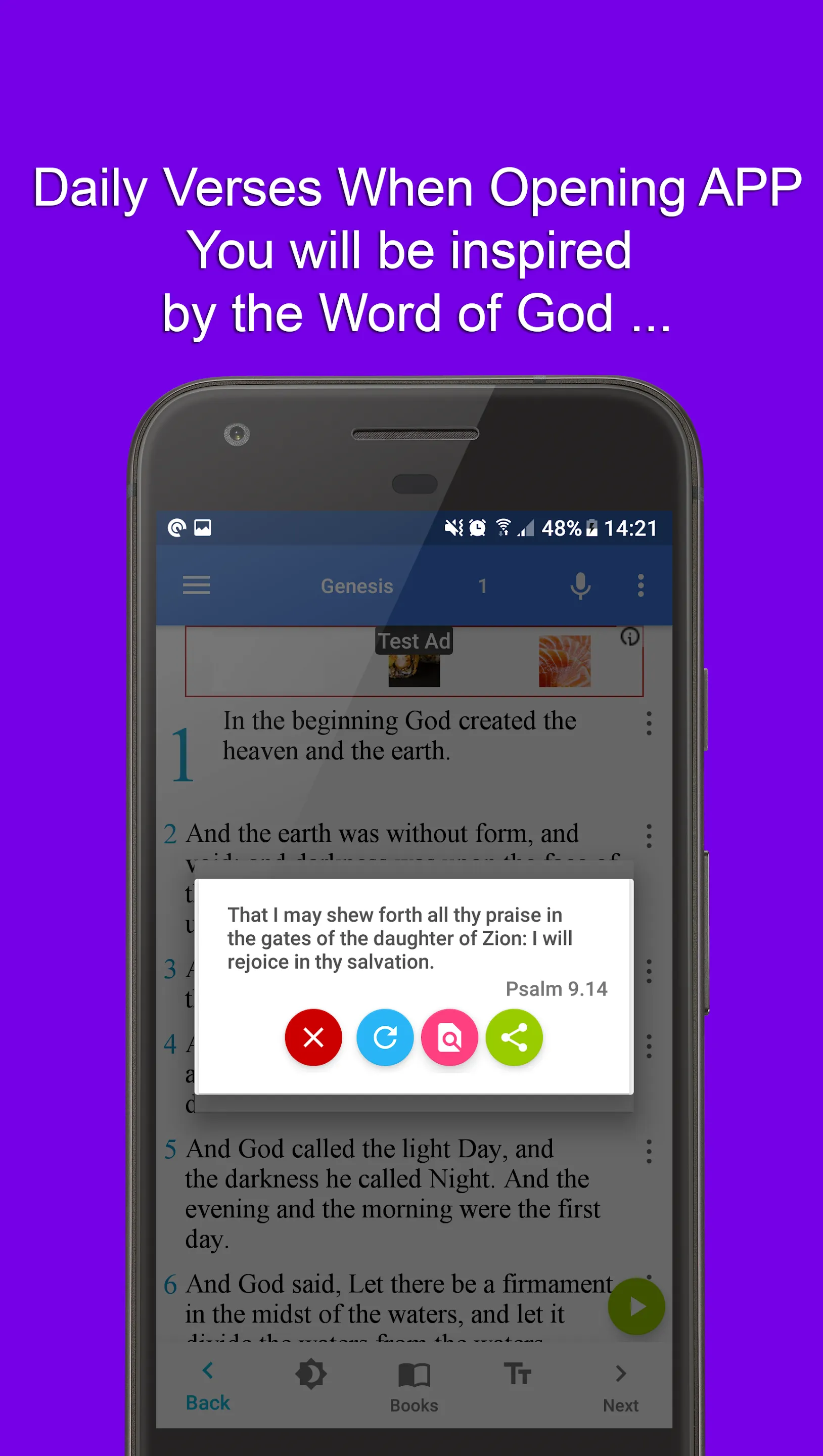 The Holy Bible Offline W Share | Indus Appstore | Screenshot