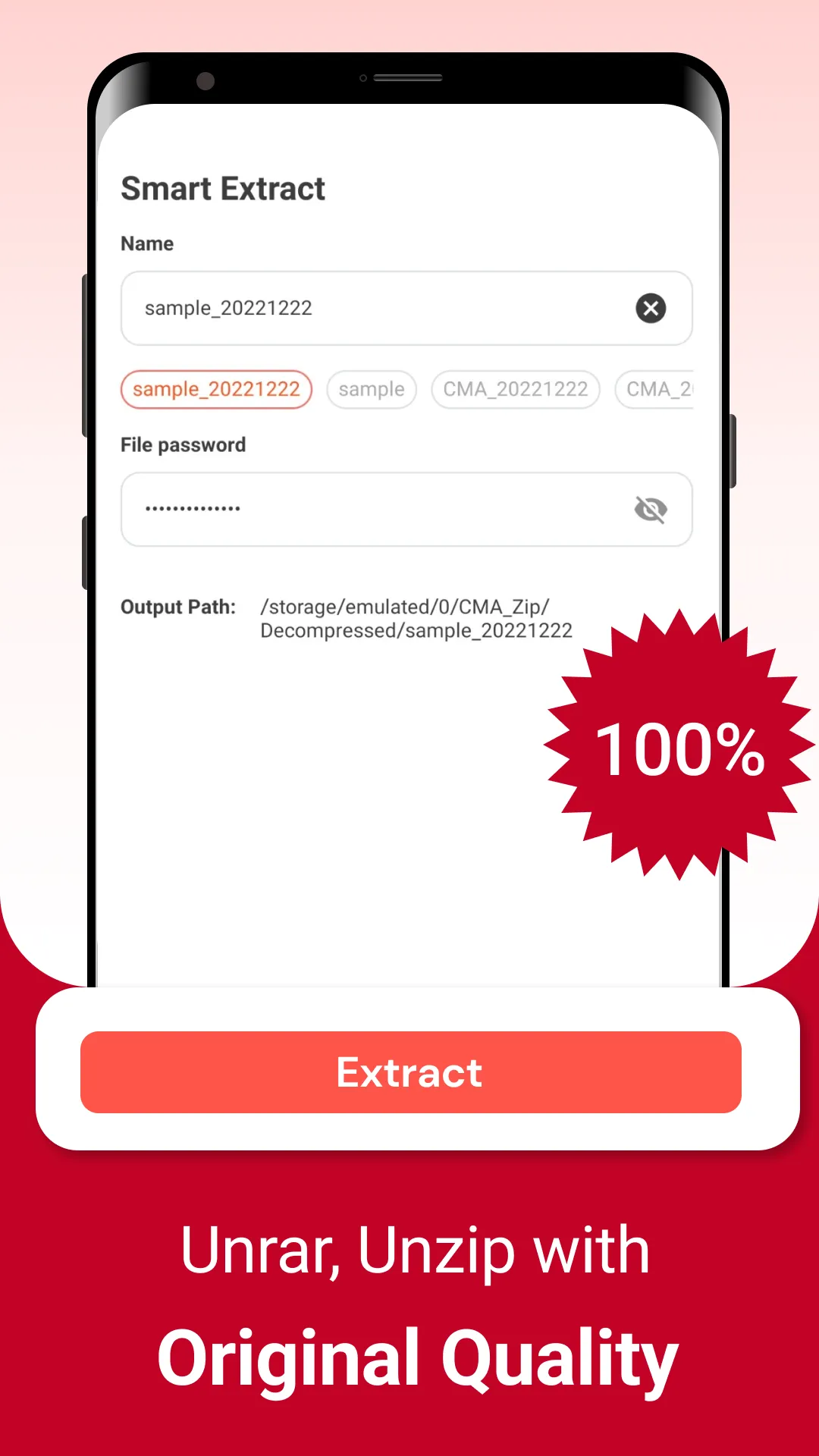 Zip Extractor - UnZIP, UnRAR | Indus Appstore | Screenshot