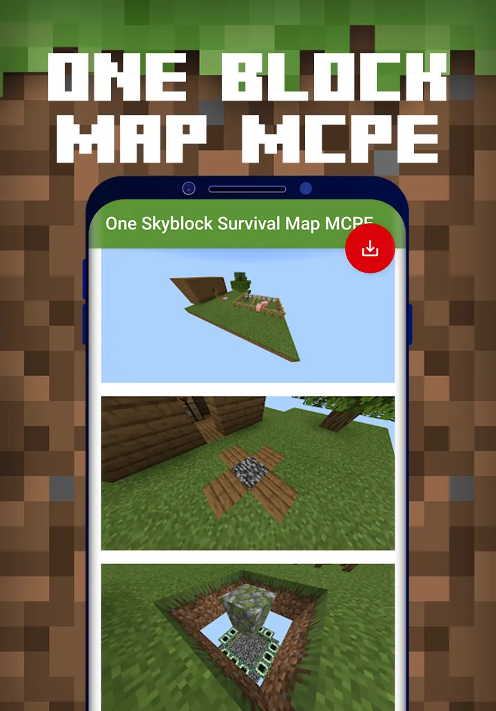 One Skyblock Survival Map MCPE | Indus Appstore | Screenshot