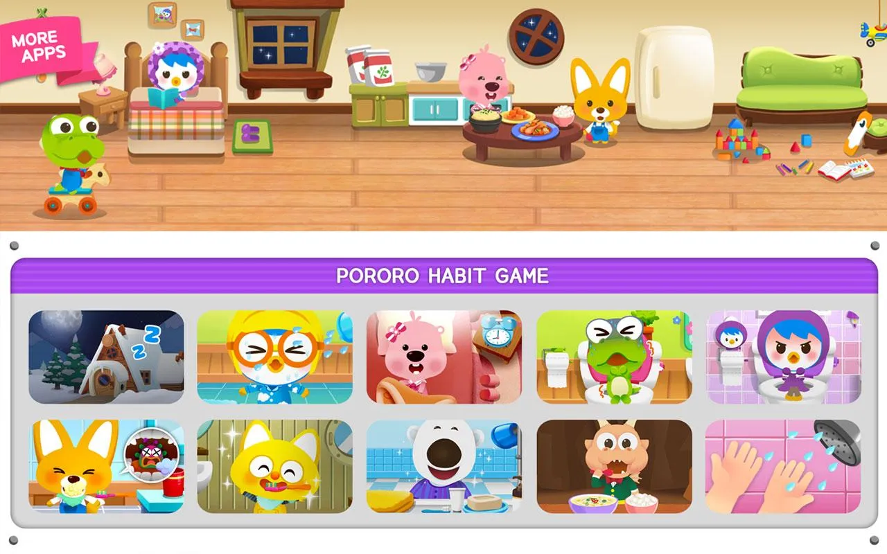 Pororo Habit - Kids Game | Indus Appstore | Screenshot