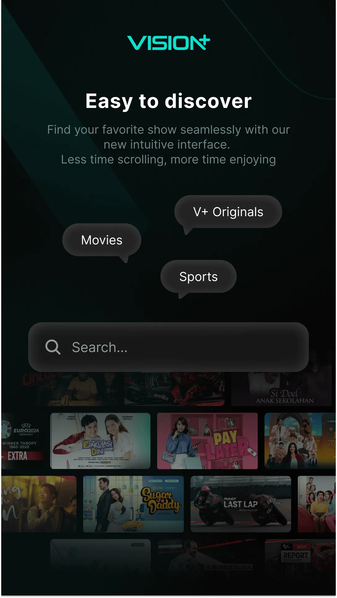 Vision+: Live, Sports & Series | Indus Appstore | Screenshot