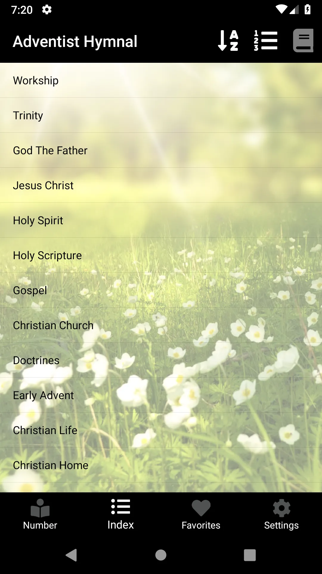 Adventist Hymnal with piano sh | Indus Appstore | Screenshot