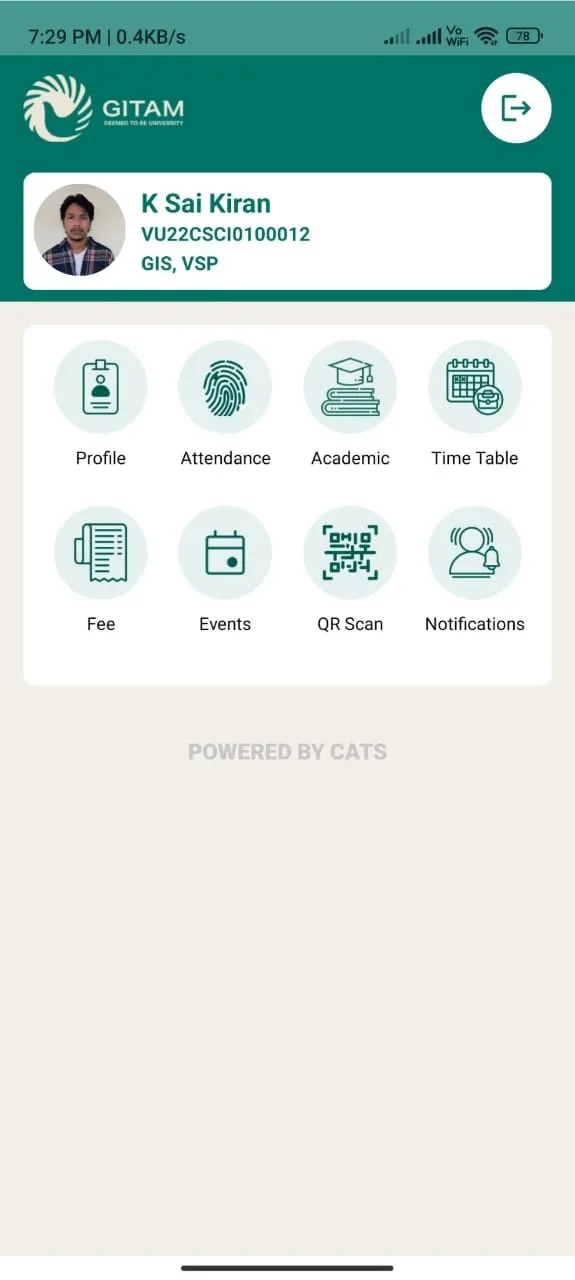 My-GITAM | Indus Appstore | Screenshot