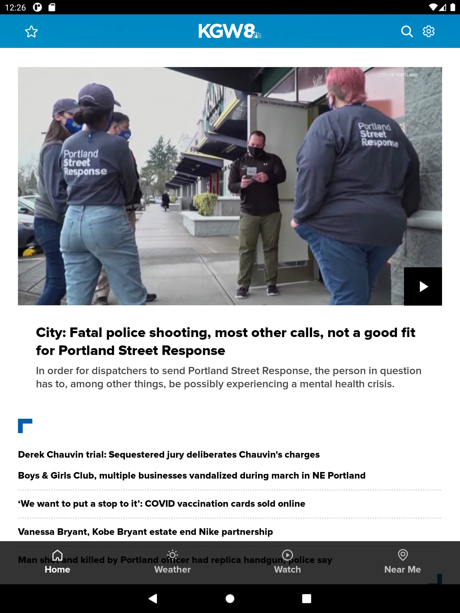 Portland, Oregon News from KGW | Indus Appstore | Screenshot