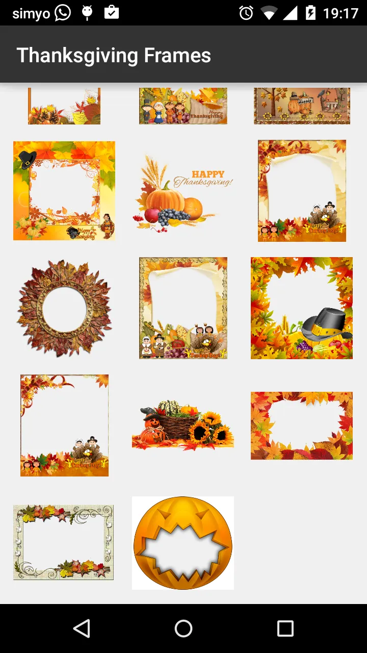 Thanksgiving photo Frames | Indus Appstore | Screenshot