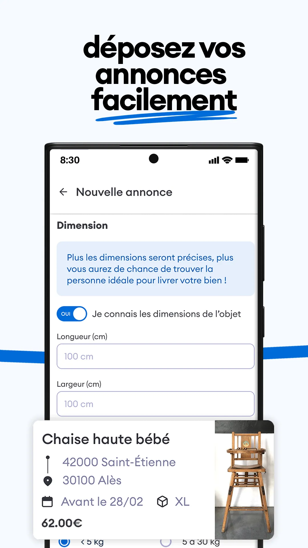 Cocolis, covoiturage de colis | Indus Appstore | Screenshot