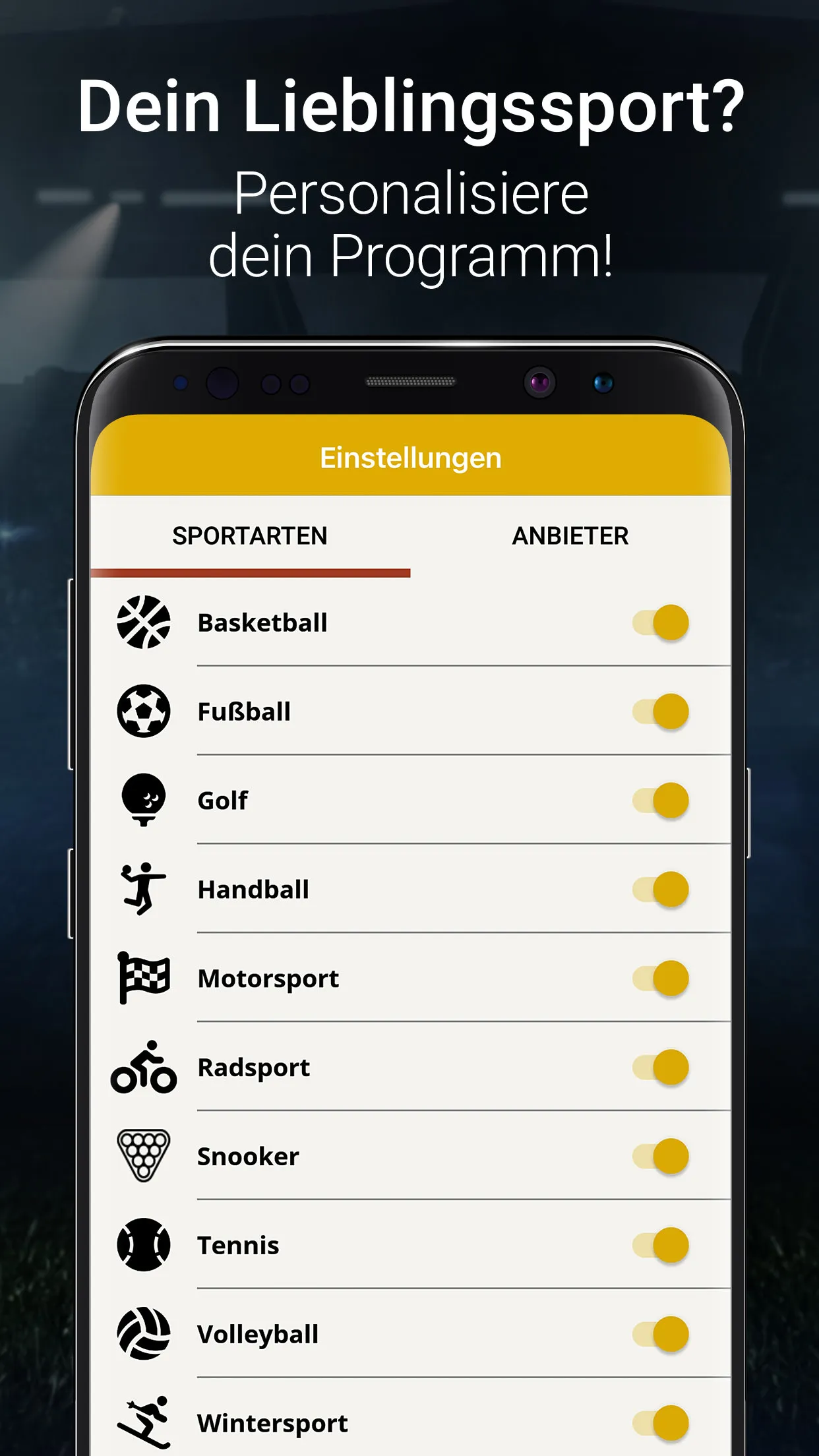 WerStreamt.es? Sport | Indus Appstore | Screenshot