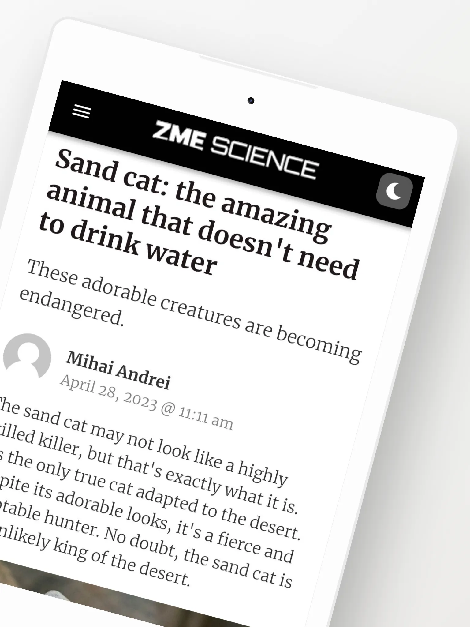 ZME Science News | Indus Appstore | Screenshot