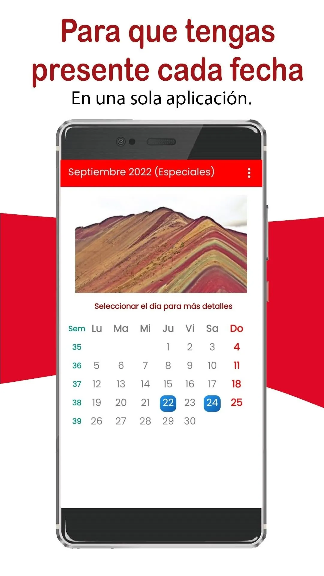 Calendario de Perú 2024 | Indus Appstore | Screenshot