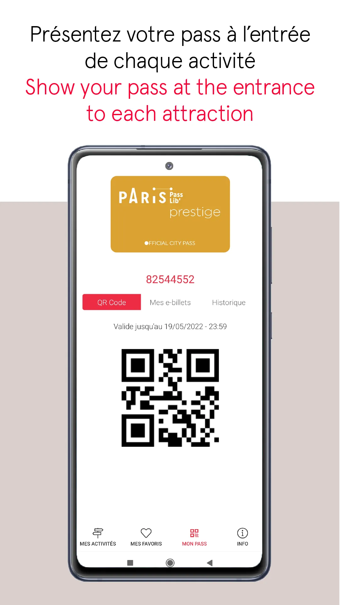 Paris Passlib' - Official pass | Indus Appstore | Screenshot