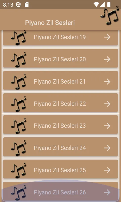 Piyano Zil Sesleri | Indus Appstore | Screenshot