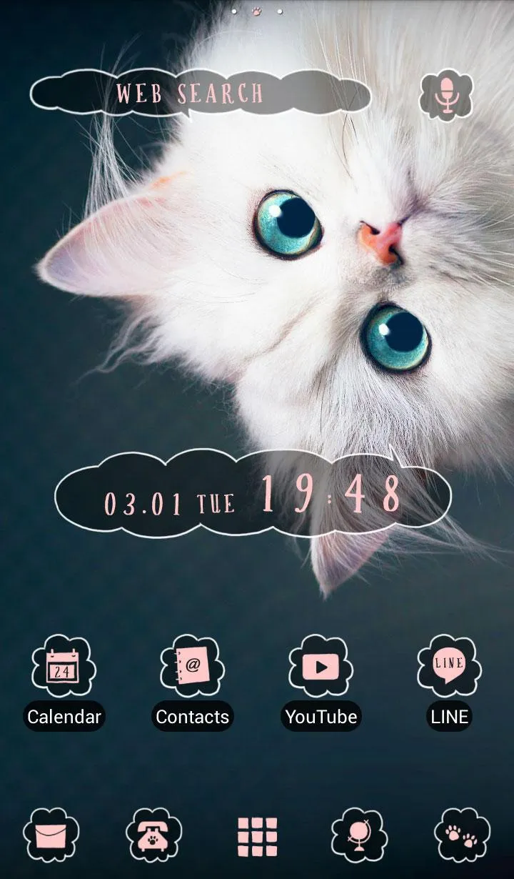 Cute Theme What's the Time? | Indus Appstore | Screenshot