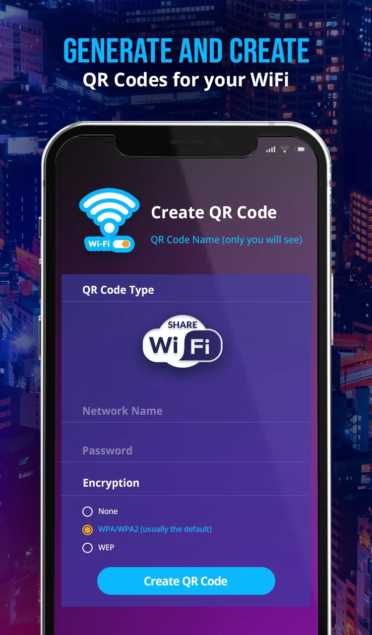 My Wifi QR Code Generator | Indus Appstore | Screenshot