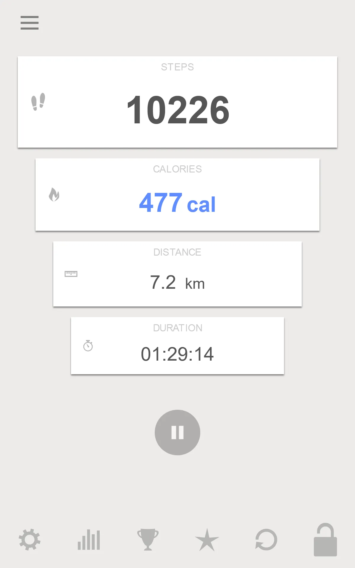 Step & Calorie Counter | Indus Appstore | Screenshot