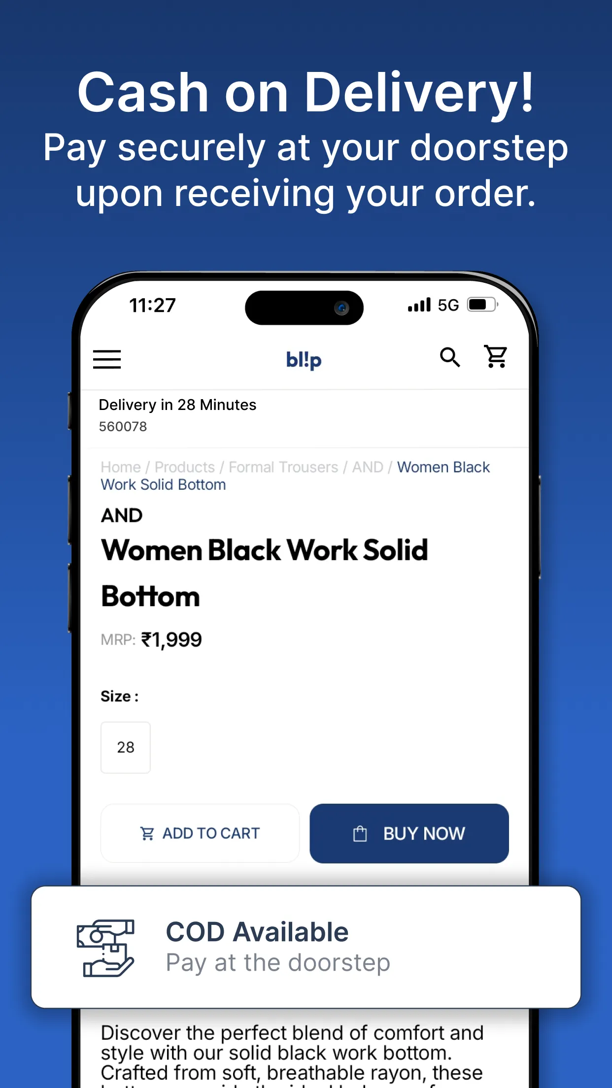 Blip – Fashion in 30 Minutes | Indus Appstore | Screenshot