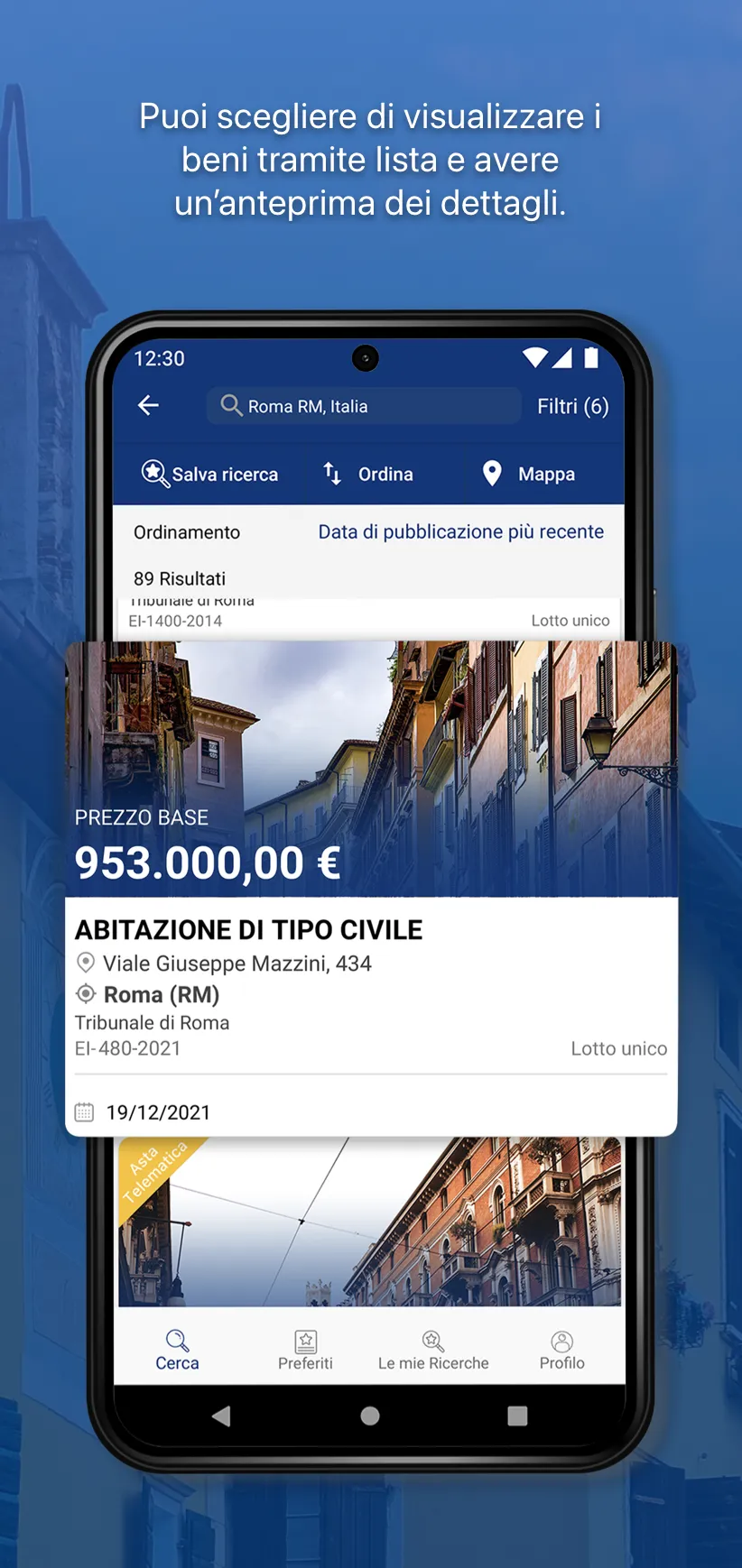 Aste Giudiziarie | Indus Appstore | Screenshot