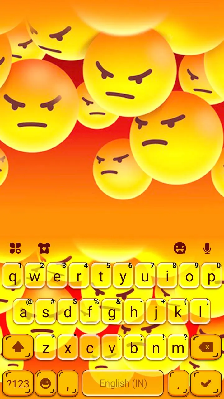 Angry Emojis Keyboard Backgrou | Indus Appstore | Screenshot