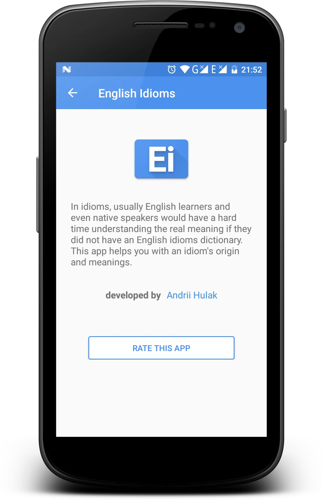 English Idioms + meanings and  | Indus Appstore | Screenshot