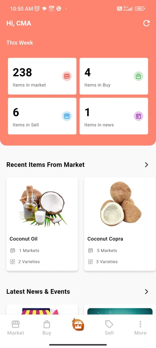 Coconut Market - Buy & Sell | Indus Appstore | Screenshot