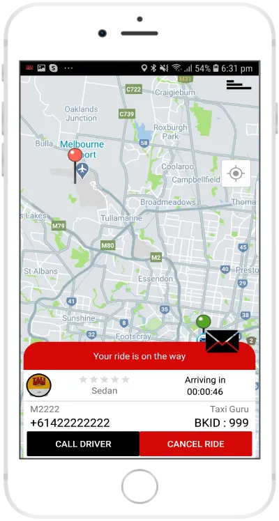 Taxi Guru Melbourne | Indus Appstore | Screenshot