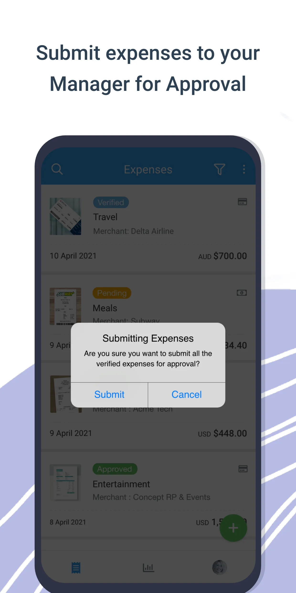 Avaza Expenses | Indus Appstore | Screenshot