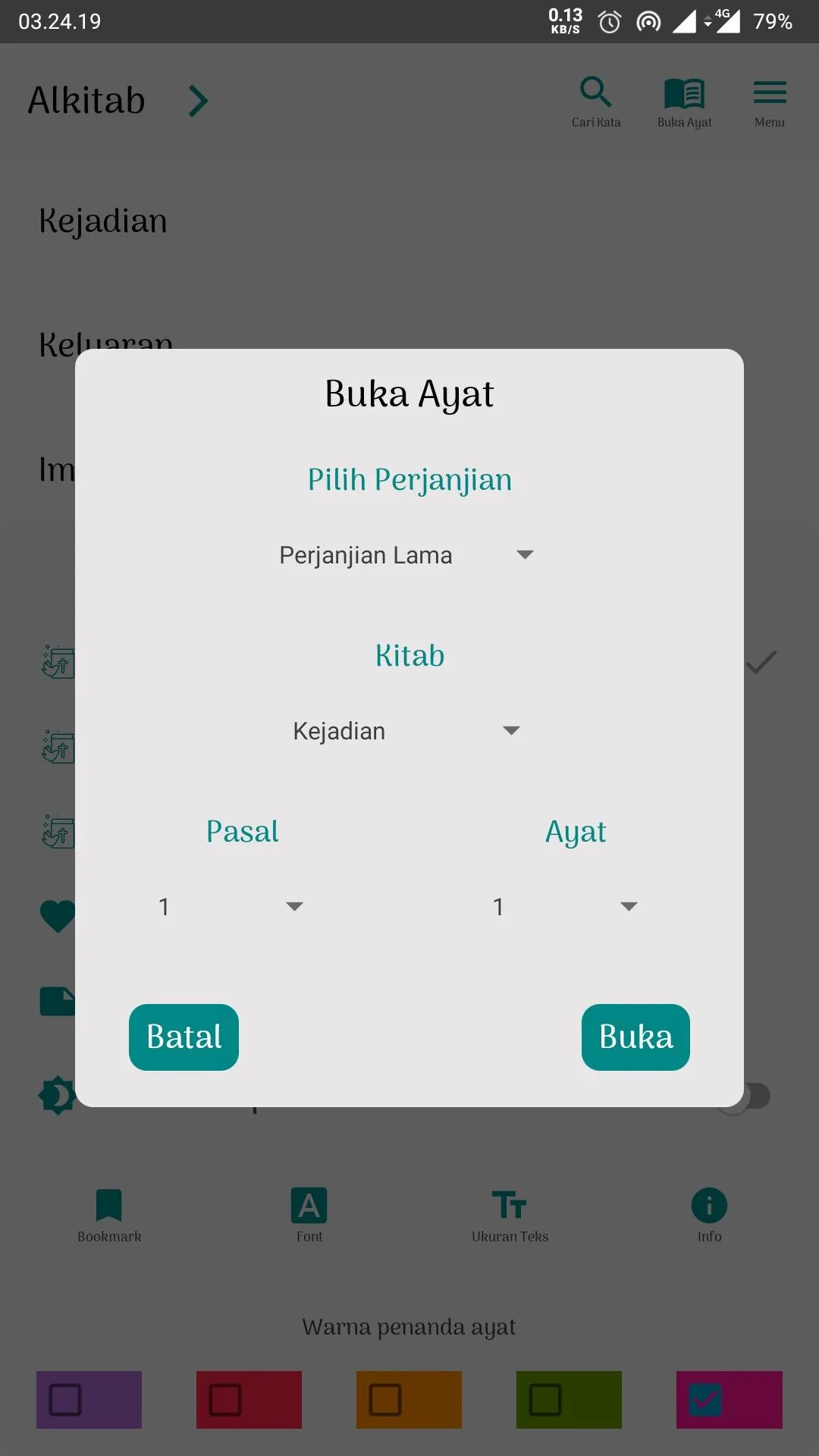 Alkitab : Terjemahan Baru | Indus Appstore | Screenshot