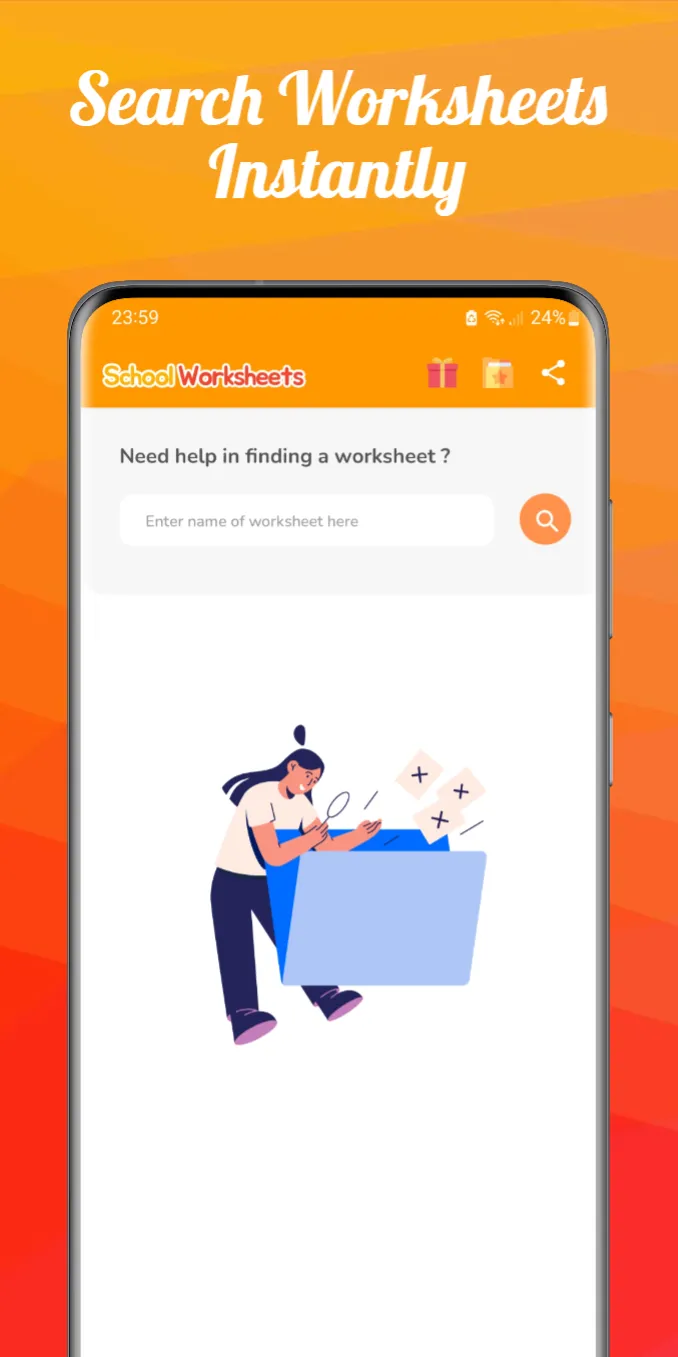 School Worksheets & Workbooks | Indus Appstore | Screenshot