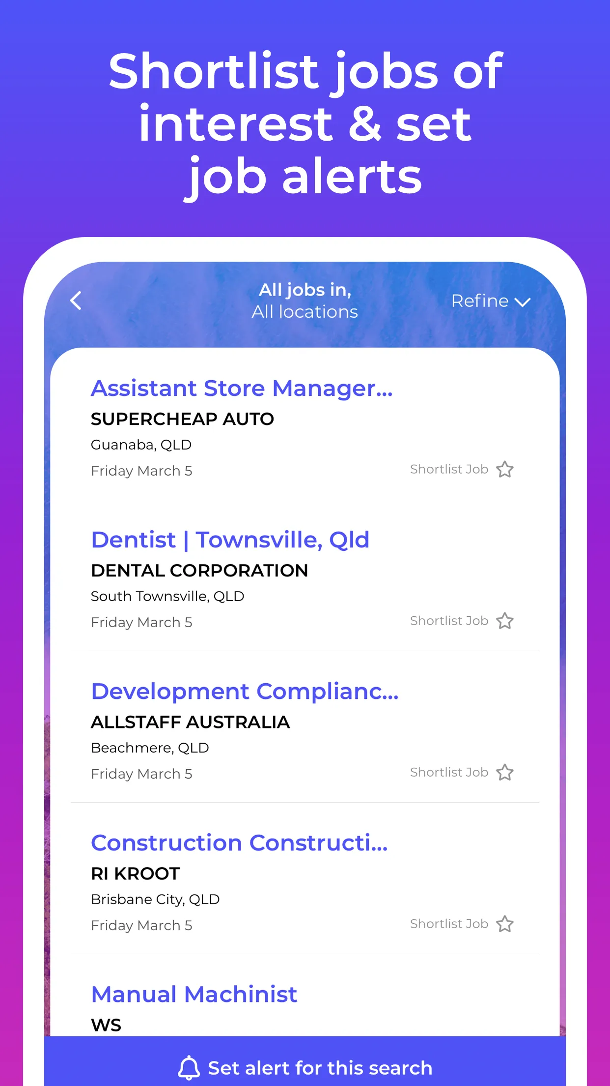 Jobs in Queensland | Indus Appstore | Screenshot