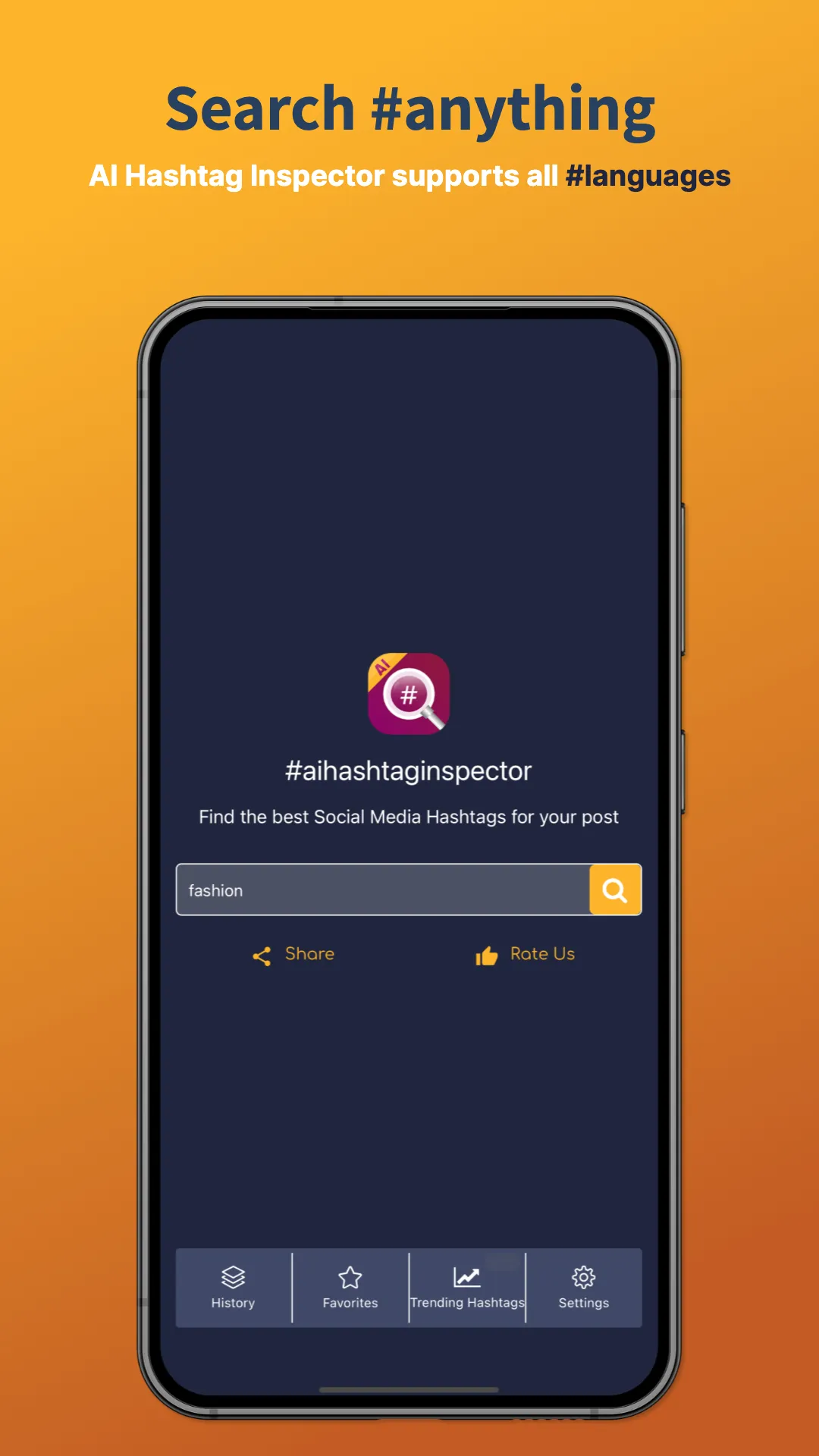 Trending Hashtags Inspector AI | Indus Appstore | Screenshot