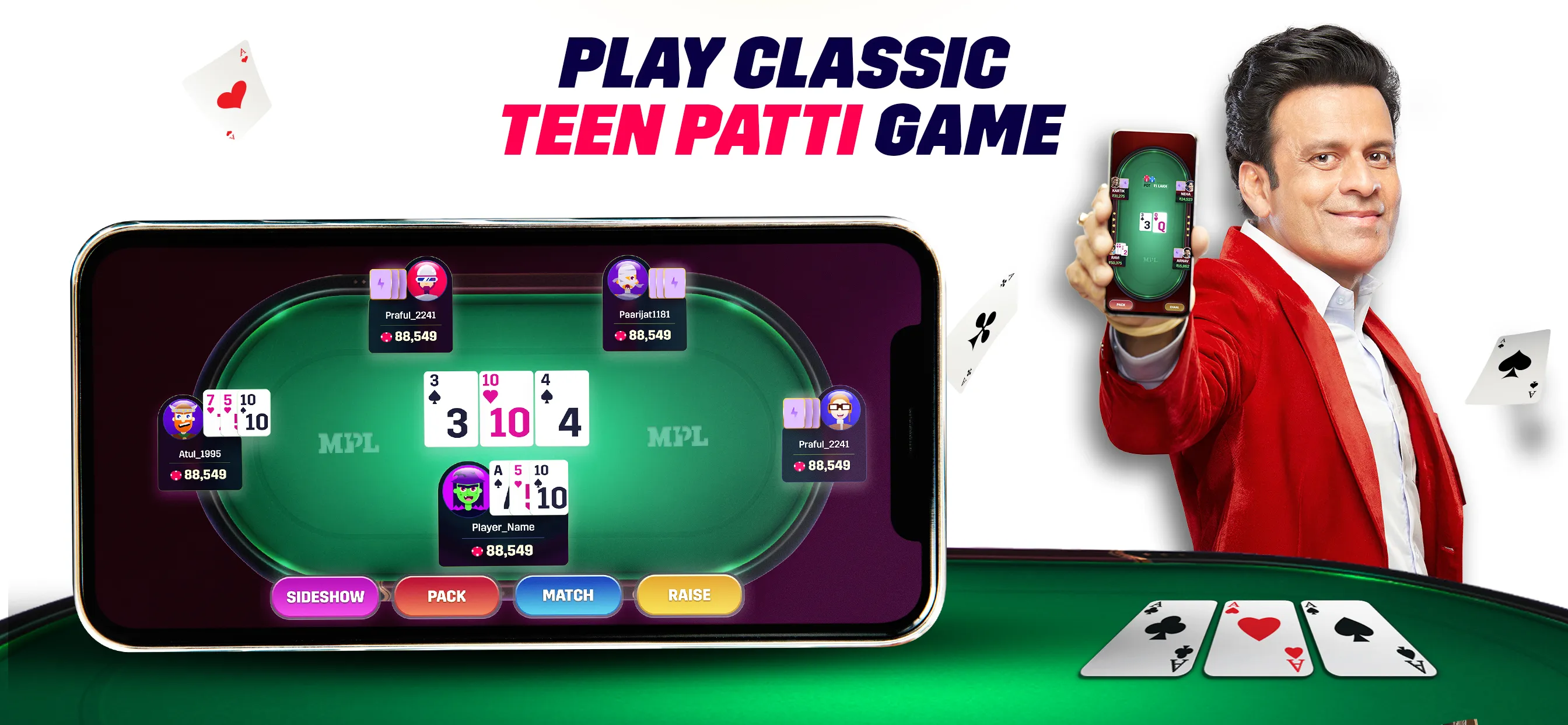 Teen Patti 3 Patti Card by MPL | Indus Appstore | Screenshot