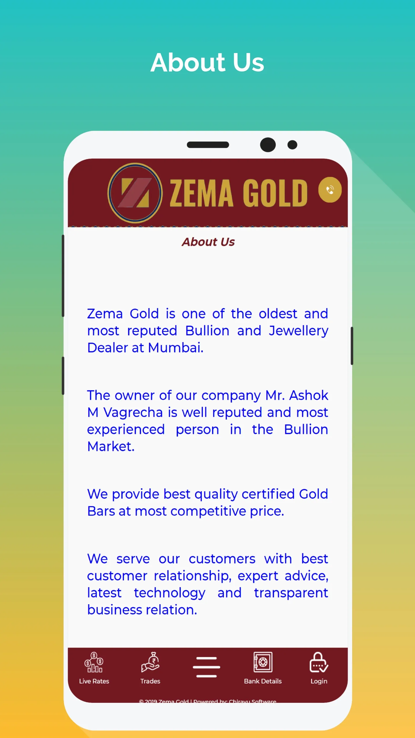 Zema Gold - Mumbai Bullion Liv | Indus Appstore | Screenshot