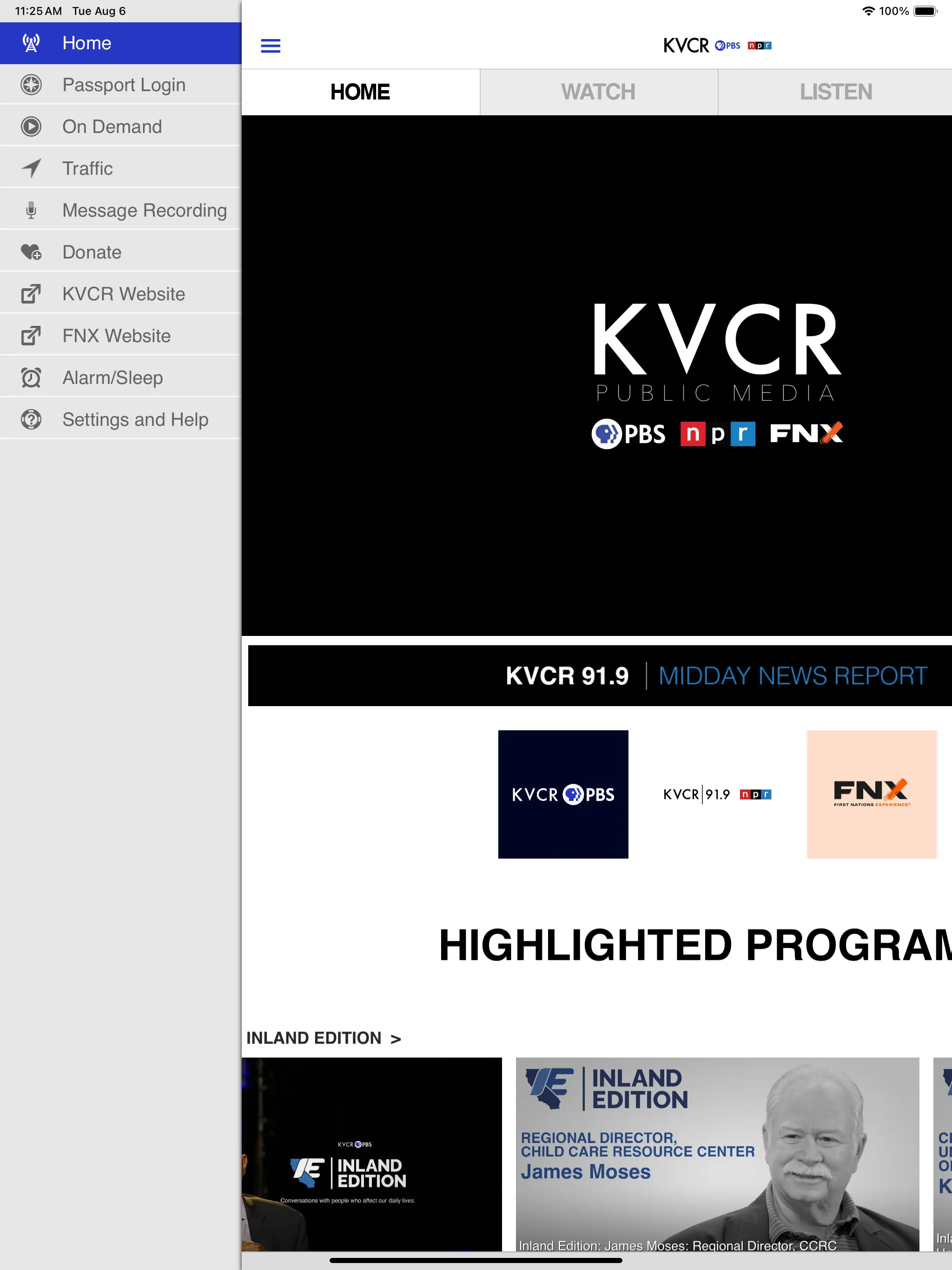 KVCR Public Media App | Indus Appstore | Screenshot