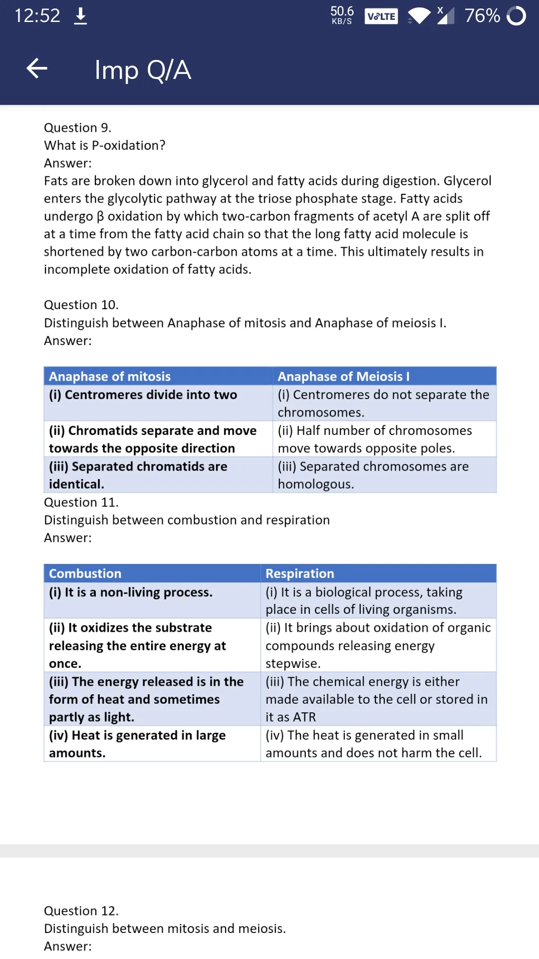 11th Biology Solution | Notes | Indus Appstore | Screenshot