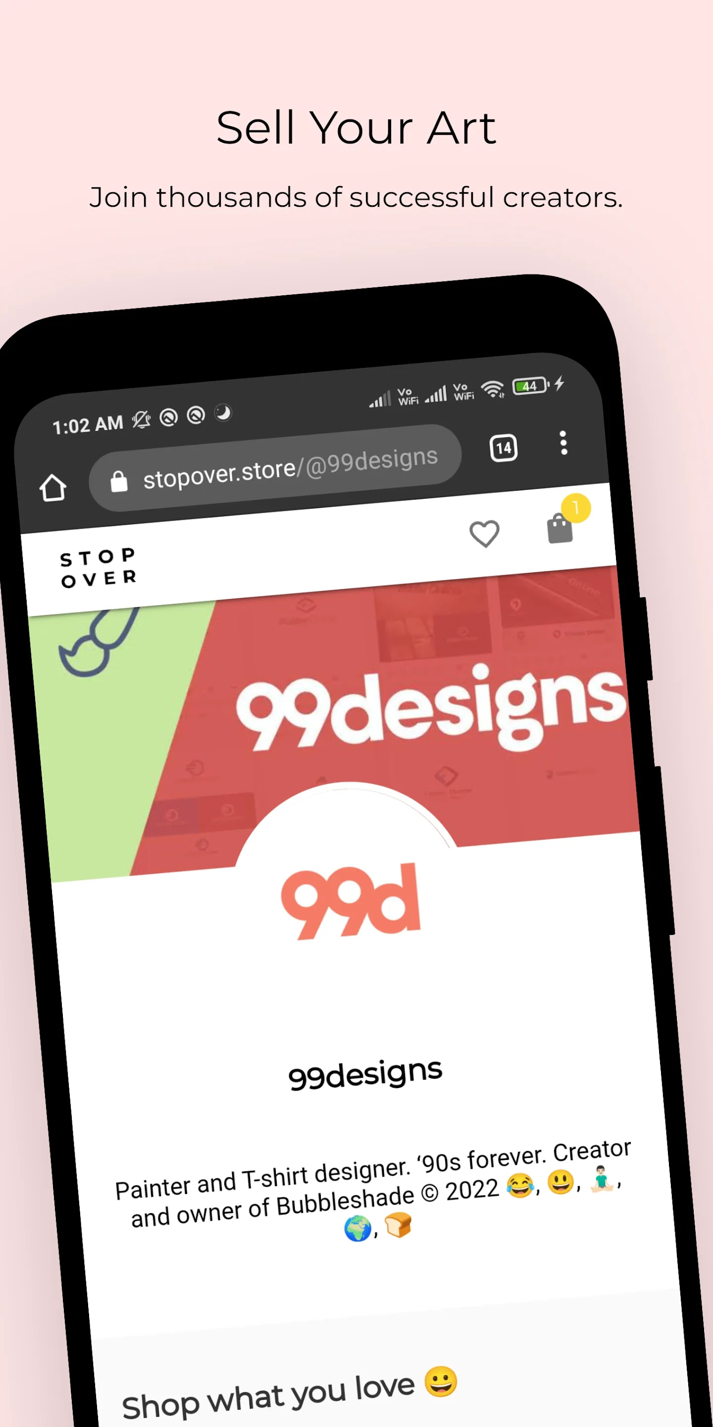 Stopover: Design. Shop. Sell. | Indus Appstore | Screenshot