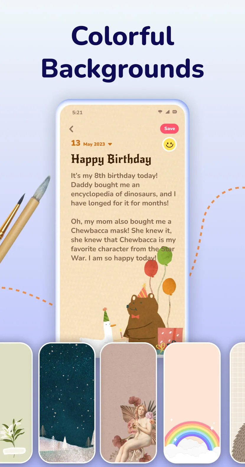 Diary with Lock: Diary Journal | Indus Appstore | Screenshot