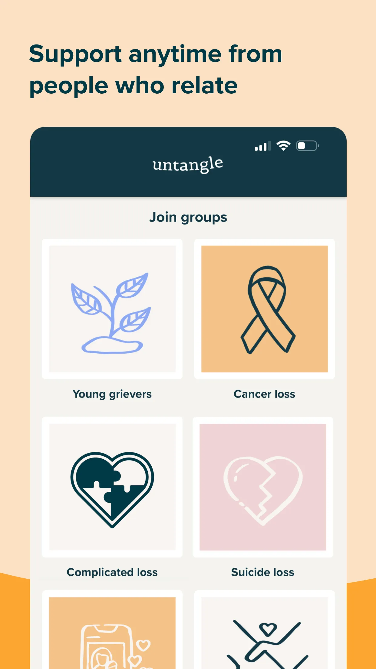 Untangle: Grief Support | Indus Appstore | Screenshot