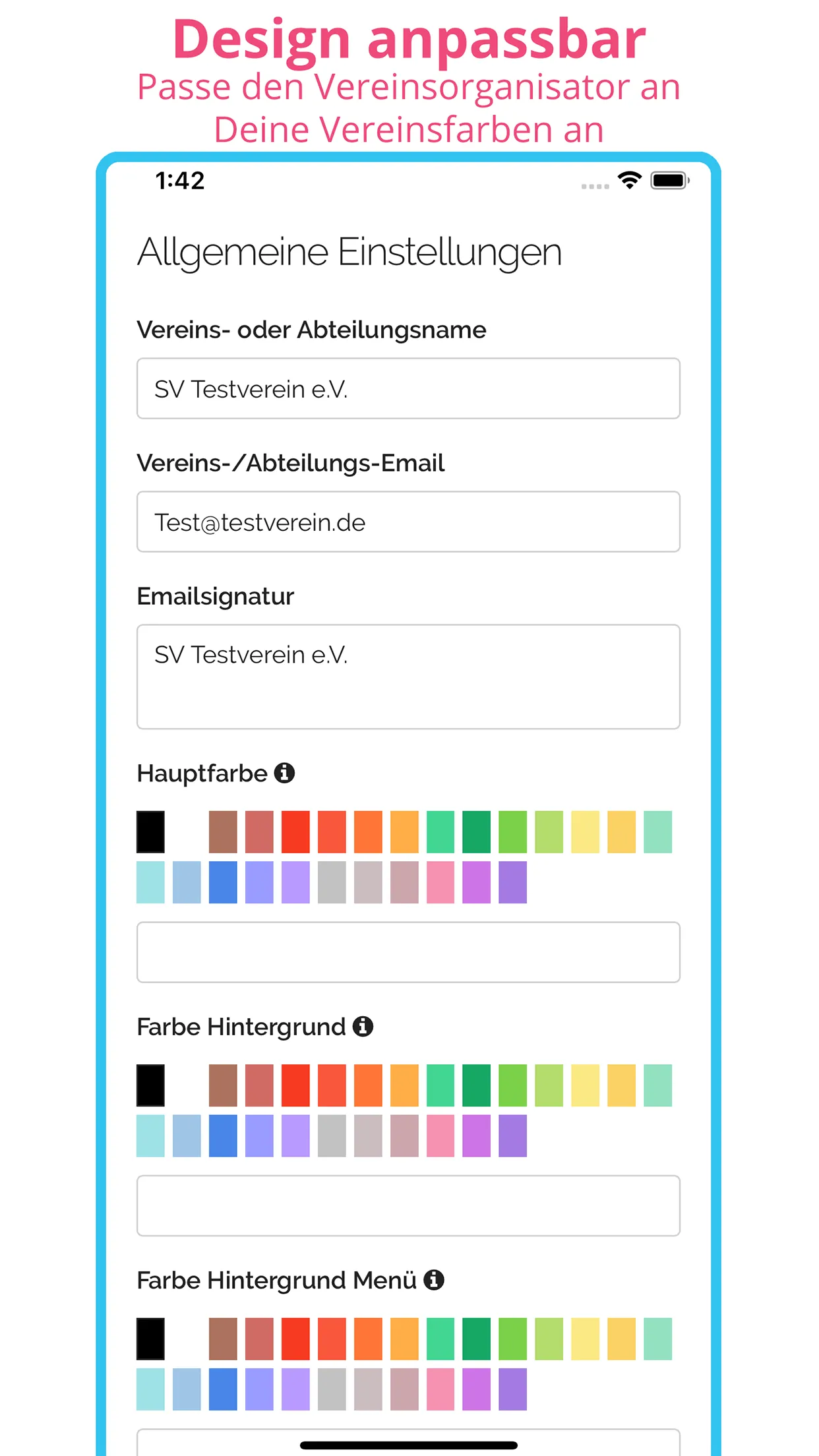 Vereinsorganisator - Termine e | Indus Appstore | Screenshot