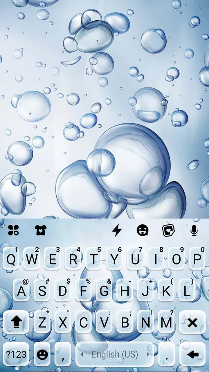 Water Bubbles Theme | Indus Appstore | Screenshot