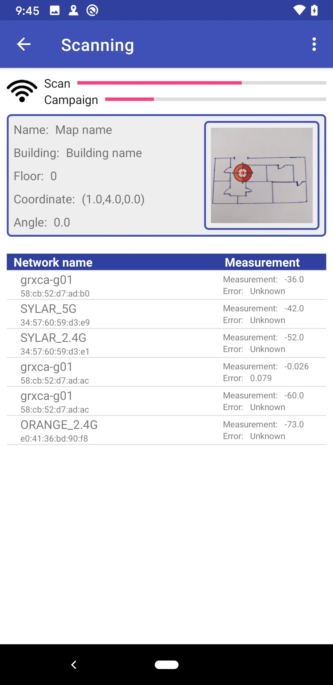 Fingerprinting Map Builder | Indus Appstore | Screenshot