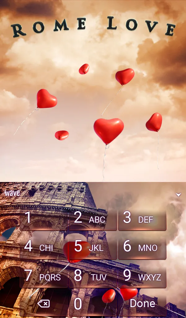 Rome Love Keyboard & Wallpaper | Indus Appstore | Screenshot