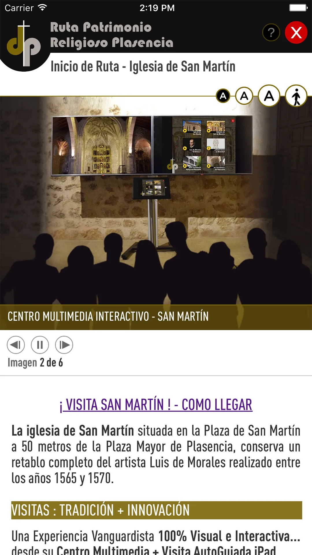 Visita PLASENCIA - Ruta Patrim | Indus Appstore | Screenshot